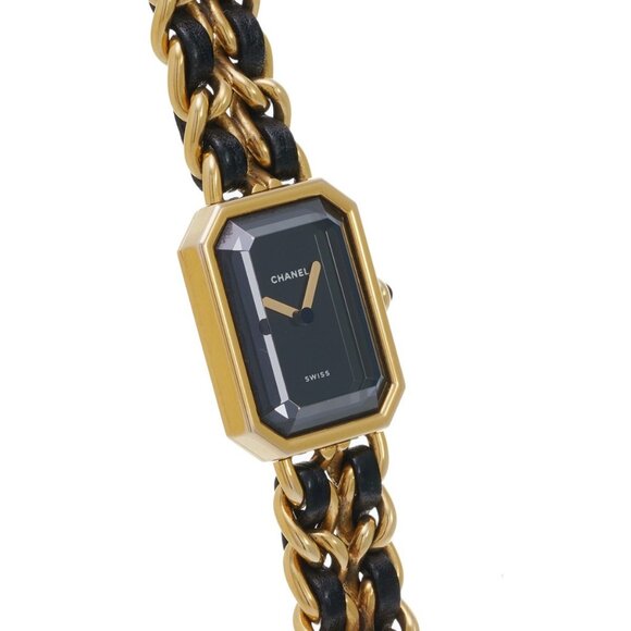 CHANEL Premiere M size H0001 Black/Noir Ladies Watches quartz Used Ginzo - Picture 4 of 5